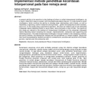 Implementasi metode pendidikan kecerdasan interpersonal pada fase remaja awal.pdf