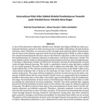 Internalisasi Nilai-Nilai Akhlak Melalui Pembelajaran Tematik pada Sekolah Dasar Sekolah Alam Bogor.pdf