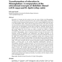 Transformation of education in Minangkabau A comparation of the educational concepts of Abdullah Ahmad (1878-1933) and M. Sjafei (1893-1966).pdf