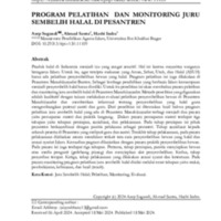 Program Pelatihan dan Monitoring Juru Sembelih Halal di Pesantren.pdf