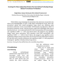 Earning Per Share (Eps) Dan Return On Asset (Roa) Terhadap Harga Saham Perusahaan Perbankan.pdf