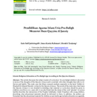 Islamic Religious Education at Pre-Baligh Age According to Ibn Qayyim Al Jauziy.pdf