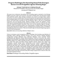 Program Bimbingan Dan Konseling Islami Pada Pasangan Rawan Cerai Di Pengadilan Agama Cibinong Bogor.pdf