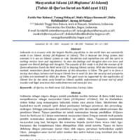 Konsep Pendidikan Al-Qur’an Dalam Membentuk Masyarakat Islami (Al-Mujtama’Al-Islami)(Tafsir Al-Qur’an Surat an-Nahl ayat 112).pdf