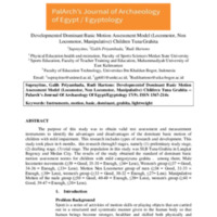 Developmentof Dominant Basic Motion Assessment Model (Locomotor, Non Locomotor, Manipulative) Children Tuna Grahita.pdf