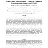 Model Feature Selection dalam Penentuan Parameter Pengelompokan Kompetensi SDM IG.pdf