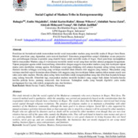 Social Capital of Madura Tribe in Entrepreneurship.pdf