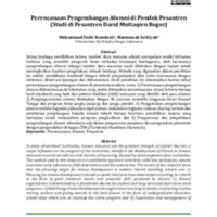Perencanaan Pengembangan Alumni di Pondok Pesantren Modern (Studi di Pesantren Darul Muttaqien Bogor).pdf