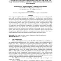 FACTORS THAT INFLUENCE WAQIF INTENTION ON CASH WAQF AND WAQF THROUGH MONEY (CASE STUDY BERKAHWAKAF. ID INDONESIAN WAQF BOARD).pdf