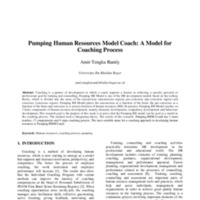 Pumping Human Resources Model Coach A Model for Coaching Process.pdf