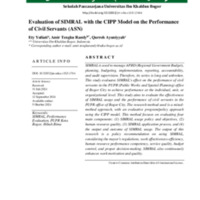 Evaluation of SIMRAL with CIPP Model on the Performance of State Civil Apparatus (ASN) Department of Public Works and Spatial Planning (PUPR) Kota Bogor.pdf
