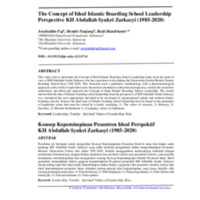 The Concept of Ideal Islamic Boarding School Leadership Perspective KH Abdullah Syukri Zarkasyi (1985-2020).pdf