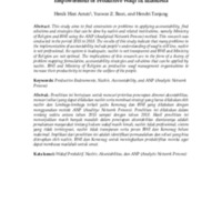 Analysis of nazhir accountability implementation in empowerment of productive waqf in Indonesia.pdf