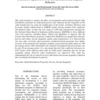 The comparison between consumption and production-based zakat distribution programs for poverty alleviation and income inequality reduction.pdf