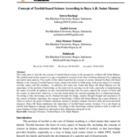 Concept of Tawhid-based Science According to Buya AR Sutan Mansur.pdf
