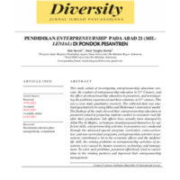 Pendidikan enterpreneurship pada abad 21 (millenial) di pondok pesantren.pdf