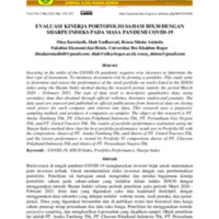 EVALUASI KINERJA PORTOFOLIO SAHAM IDX30 DENGAN SHARPE INDEKS PADA MASA PANDEMI COVID-19.pdf