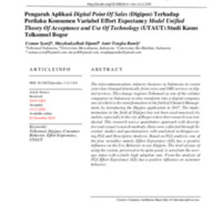 Pengaruh Aplikasi Digital Point Of Sales (DIGIPOS) Terhadap Perilaku Konsumen Variabel Effort Expectancy Model Unified Theory Of Acceptance And Use Of Technology (UTAUT) Studi ….pdf
