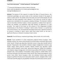 Faktor-faktor yang mempengaruhi minat berinvestasi saham syariah.pdf