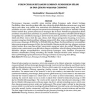 Perencanaan Keuangan Lembaga Pendidikan Islam (Studi di SMA Qur'an Wahdah Cibinong).pdf