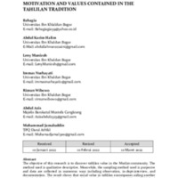 Motivation And Values Contained In The Tahlilan Tradition.pdf