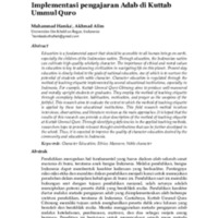 Implementasi pengajaran Adab di Kuttab Ummul Quro.pdf
