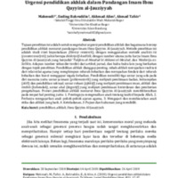 Urgensi pendidikan akhlak dalam Pandangan Imam Ibnu Qayyim al-Jauziyyah.pdf
