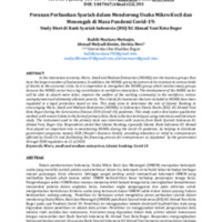 Peranan perbankan syariah dalam mendorong usaha mikro kecil dan menengah dimasa pandemi Covid-19.pdf