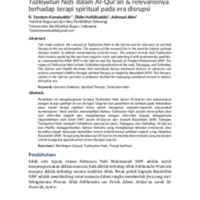 Tazkiyatun Nafs dalam Al-Qur’an & relevansinya terhadap terapi spiritual pada era disrupsi.pdf