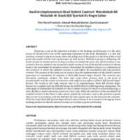Analisis Implementasi Akad Hybrid Contract Murabahah bil Wakalah di Bank BJB Syariah Kc Bogor Jabar.pdf