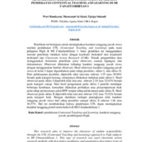 Meningkatkan karakter tanggung jawab melalui pendekatan contextual teaching and learning di mi i’anatusshibyan 1.pdf