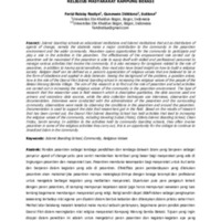 PERAN PONDOK PESANTREN DAARUL FIKRI DALAM MENINGKATKAN NILAI RELIGIUS MASYARAKAT KAMPUNG BEKASI.pdf