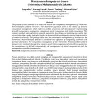 Manajemen kompetensi dosen Universitas Muhammadiyah Jakarta.pdf