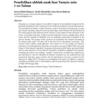 Pendidikan Akhlak Anak Fase Tamyiz Usia 7-10 Tahun.pdf
