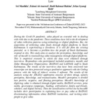 Muzaki’s Behavior towards The Use of Digital Platforms in Zakat Management in South Kalimantan Sociological Perspective of Law.pdf