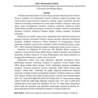 PENGARUH MENTORING AL QUR’AN TERHADAP INTENSITAS KEDISIPLINAN MEMBACA AL QUR’AN MAHASISWA (STUDI KASUS DI LEMBAGA ASKI UIKA BOGOR).pdf