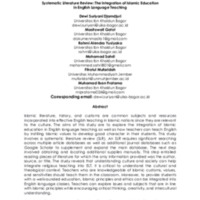 Systematic Literature Review Integrating Islamic Education in English Language Teaching.pdf