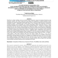 ANALISIS REGRESI LINIER BERGANDA PADA KOMPETENSI WIDYAISWARA TERHADAP KEPUASAN PESERTA PENDIDIKAN DAN LATIHAN PEMBENTUKAN JABATAN FUNGSIONAL PENELITI DI PUSAT PEMBINAAN ….pdf