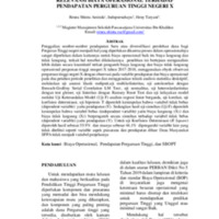 Relevansi Biaya Operasional Terhadap Pendapatan Perguruan Tinggi Negeri X.pdf