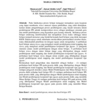 Pengaruh Model Pembelajaran dan Minat Belajar Terhadap Hasil Belajar IPS Siswa kelas VIII SMP Sapta Marga Cibinong.pdf