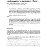 Manajemen Kegiatan Siswa dalam Menciptakan Kehidupan Religius di SMP Citra Nusa Cibinong.pdf
