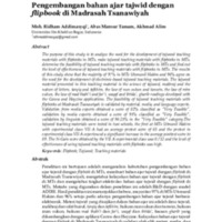 Pengembangan bahan ajar tajwid dengan flipbook di Madrasah Tsanawiyah.pdf