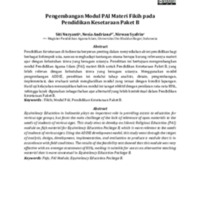 Pengembangan Modul PAI Materi Fikih pada Pendidikan Kesetaraan Paket B.pdf