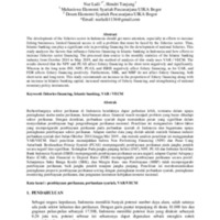 Analysis of factors affecting islamic bank financing for the fisheries sector in Indonesia.pdf