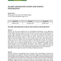 Islamic Higher Education and Science Integration.pdf