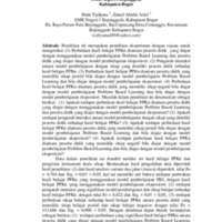 Pengaruh Model Pembelajaran Problem Based Learning dan Sikap Peserta Didik Terhadap Hasil Belajar PPKn Kelas X di SMK Negeri 1 Bojonggede Kabupaten Bogor.pdf