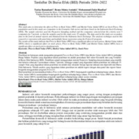 Analisis Determinasi Harga Saham Pada Sub Sektor Kosmetik Yang Terdaftar Di Bursa Efek (BEI) Periode 2016-2022.pdf