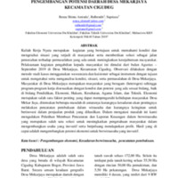 Pemberdayaan masyarakat desa melalui pengembangan potensi daerah desa mekarjaya kecamatan cigudeg.pdf