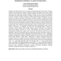 Pengaruh Mentoring Al-Qur’an Terhadap Intensitas Kedisiplinan Membaca Al-Qur’an Mahasiswa.pdf