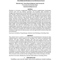 KURIKULUM PENGEMBANGAN KEMATANGAN SPIRITUAL ANAK USIA DINI BERBASIS BIMBINGAN DAN KONSELING ISLAM.pdf